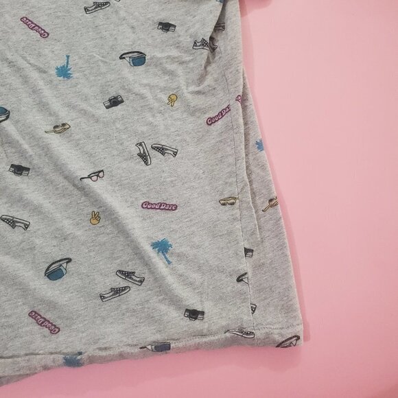 🌴 Aeropostale Summer Palm Tree Vans Peace Short Sleeve T-Shirt 🌴 - Picture 10 of 12